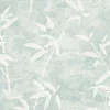 Seabrook Japandi Style Honshu Bamboo Wallpaper - Blue