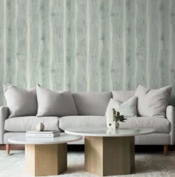 Seabrook Japandi Style Kieri Wallpaper - Blue Frost