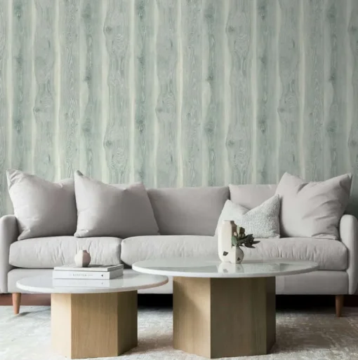 Seabrook Japandi Style Kieri Wallpaper - Blue Frost