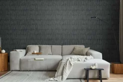 Seabrook Japandi Style Naomi Wallpaper - Charcoal