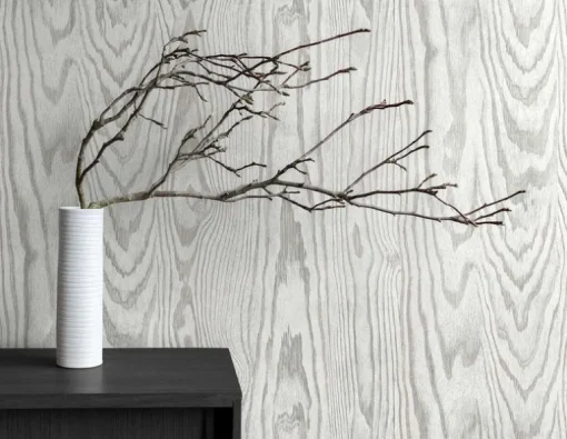 Seabrook Japandi Style Nina Wallpaper - Fog