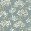 Seabrook Legacy Prints Floral Vine Wallpaper - Stream Blue & Sage