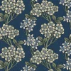 Seabrook Legacy Prints Floral Vine Wallpaper - Blue Jay & Sage
