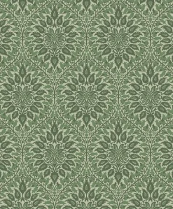 Seabrook Legacy Prints Luna Ogee Wallpaper - Fern