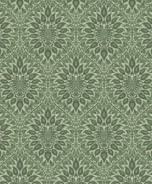 Seabrook Legacy Prints Luna Ogee Wallpaper - Fern