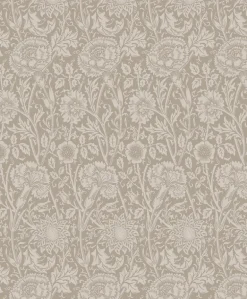 Seabrook Legacy Prints Tonal Floral Trail Wallpaper - Taupe