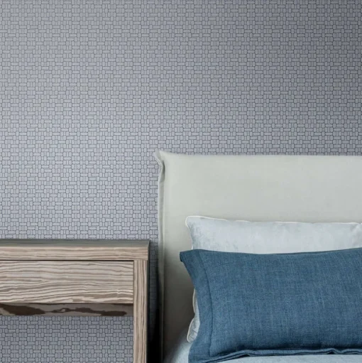 Seabrook Mondrian Capsule Wallpaper - Skylight