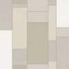 Seabrook Mondrian De Stijl Wallpaper - Soft Sage & Silver