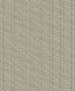 Seabrook Mondrian Deco Spliced Stripe Wallpaper - Nobel Grey