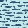 Seabrook Summer House Bay Fish Wallpaper - Bahama