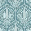 Seabrook Summer House Cyrus Harvest Wallpaper - Mediterranean Blue