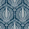 Seabrook Summer House Cyrus Harvest Wallpaper - Rich Navy