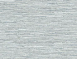 Seabrook Summer House Isla Faux Jute Wallpaper - Fantasy Blue