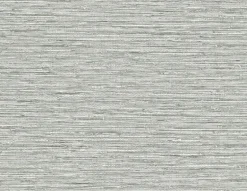 Seabrook Summer House Isla Faux Jute Wallpaper - Half Moon Grey