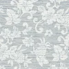Seabrook Summer House Juno Island Floral Wallpaper - Fantasy Blue