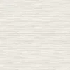 Seabrook Summer House Skye Wave Stringcloth Wallpaper - Barley White