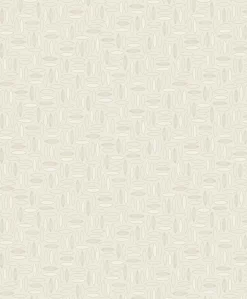 Seabrook The Simple Life Pip Geo Wallpaper - Almond Milk