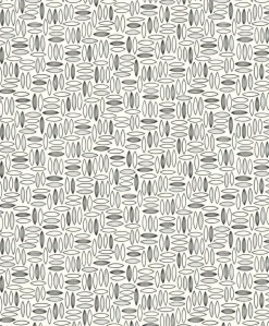 Seabrook The Simple Life Pip Geo Wallpaper - Salt & Pepper