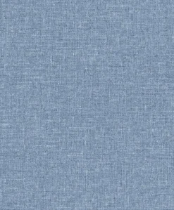 Seabrook The Simple Life Soft Linen Wallpaper - Blueberry