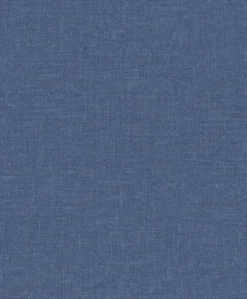 Seabrook The Simple Life Soft Linen Wallpaper - Navy Blue