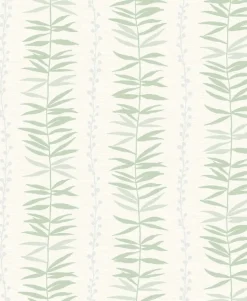 Seabrook The Simple Life Summer Garland Wallpaper - Forest