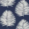 Seabrook The Simple Life Island Palm Wallpaper - Midnight Sky