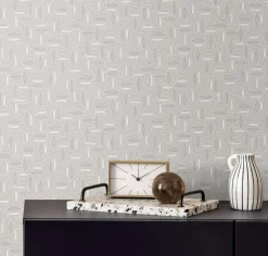 Seabrook The Simple Life Pip Geo Wallpaper - Heather