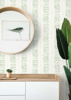 Seabrook The Simple Life Summer Garland Wallpaper - Forest