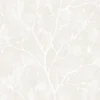 Seabrook White Heron Avena Branches Wallpaper - Mica