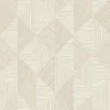 Seabrook White Heron Diamond Inlay Wallpaper - Beige