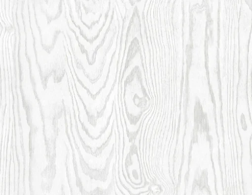 Seabrook White Heron Kyoto Faux Woodgrain Wallpaper - Modern Wash