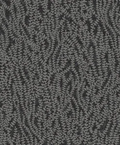 Seabrook White Heron Seaweed Branches Wallpaper - Silver Glass
