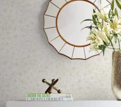 Seabrook White Heron Windham Shells Wallpaper - South Sea Pearl