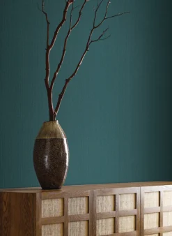 Signature Textures Dutch Braid Wallpaper - Teal