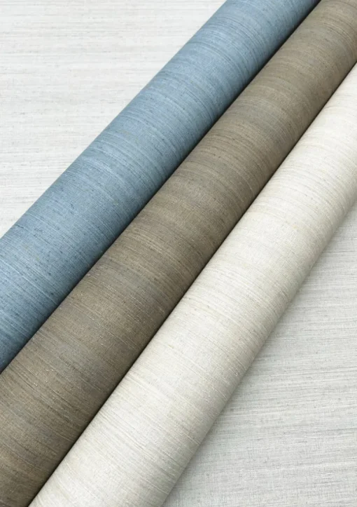 Signature Textures Milano Silk Wallpaper - Gray