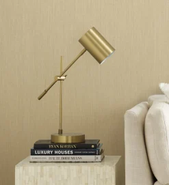 Signature Textures Nuvola Weave Wallpaper - Yellow Birch