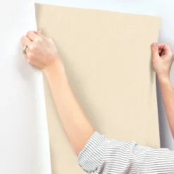 Signature Textures Nuvola Weave Wallpaper - Ivory