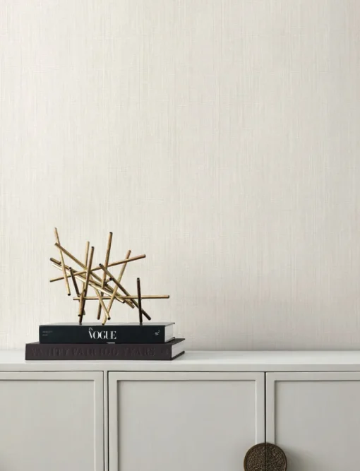 Signature Textures Paloma Texture Wallpaper - Light Gray