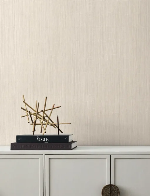 Signature Textures Paloma Texture Wallpaper - Natural