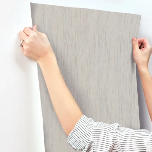 Signature Textures Piedmont Bamboo Wallpaper - Taupe