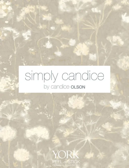 Simply Candice Abalone Fans Peel & Stick Wallpaper - Blue