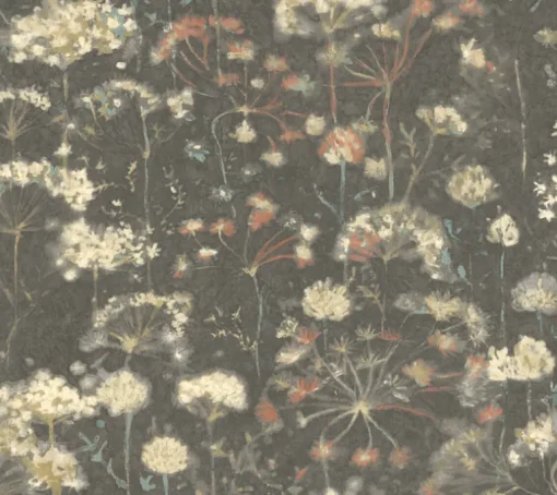 Simply Candice Botanical Fantasy Peel & Stick Wallpaper - Charcoal