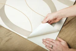 Simply Candice Interlock Peel & Stick Wallpaper - Taupe