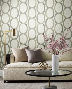 Simply Candice Interlock Peel & Stick Wallpaper - Taupe