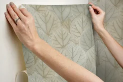 Simply Candice Leaf Concerto Peel & Stick Wallpaper - Taupe