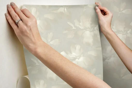 Simply Candice Midnight Blooms Peel & Stick Wallpaper - Neutral
