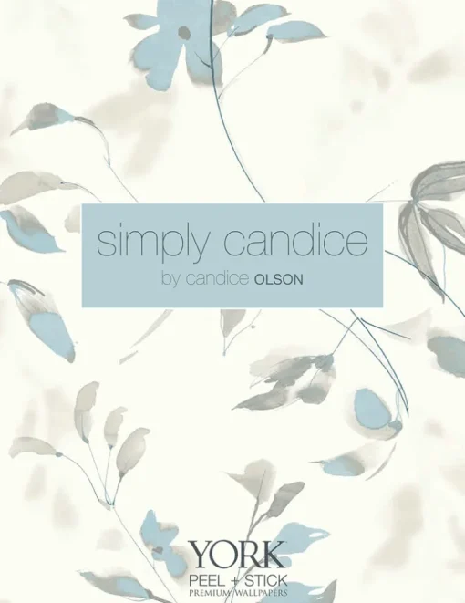 Simply Candice Midnight Blooms Peel & Stick Wallpaper - Neutral