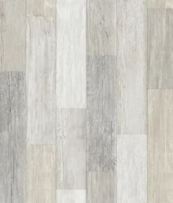 Simply Farmhouse Pallet Board Wallpaper - Bleached