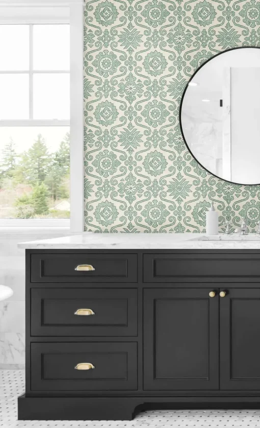 Stacy Garcia Home Augustine Peel & Stick Wallpaper - Green