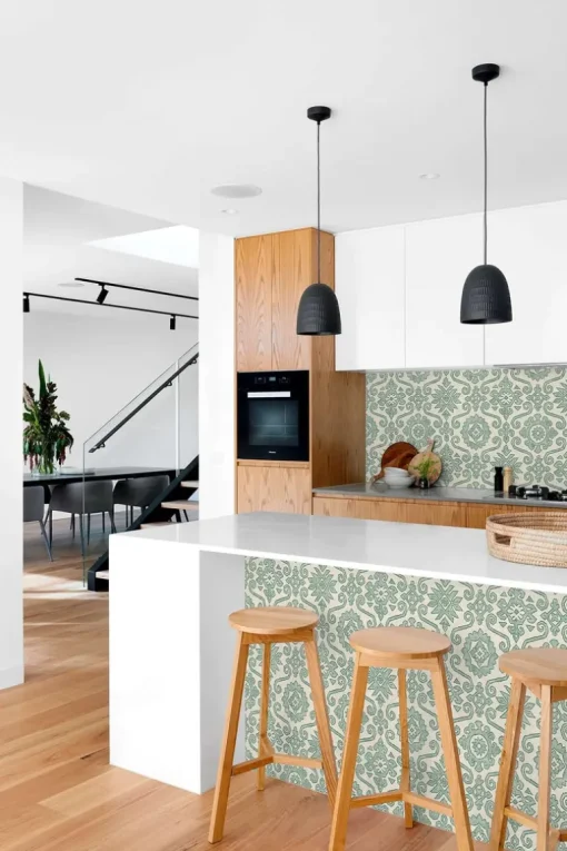 Stacy Garcia Home Augustine Peel & Stick Wallpaper - Green
